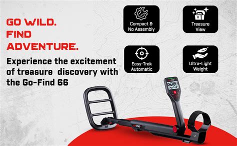 Minelab Go-Find 66 Metal Detector for Treasure Hunting| Precise ...