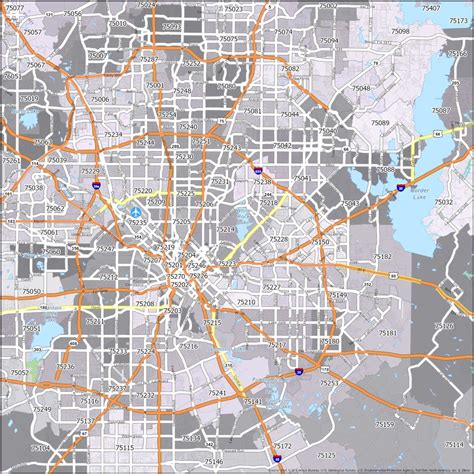 North Dallas Zip Codes Map at Harry Quintana blog
