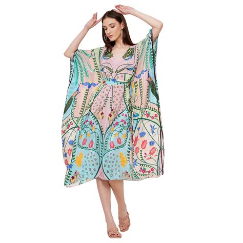 Placement Print Kaftan – Limerick by Abirr n' Nanki