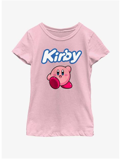 Kirby Simply Kirby Youth Girls T-Shirt - PINK | BoxLunch