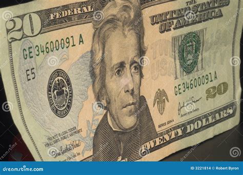 US Twenty Dollar Bill stock photo. Image of sawbuck, bill - 3221814