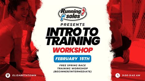 Workshop: Spring Race Training for Beginner/Intermediate (ETOWN), 16 ...