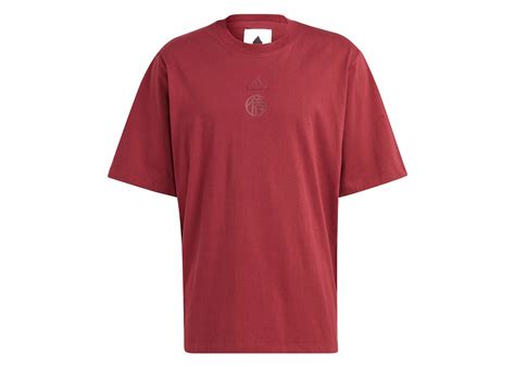 ADIDAS FC BAYERN LFSTLR OVERSIZED TEE SHADOW RED