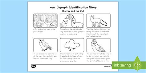 * NEW * -ow Digraph Identification Story