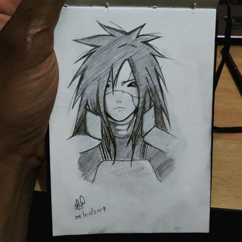 Madara Uchiha Drawing Pic - Drawing Skill