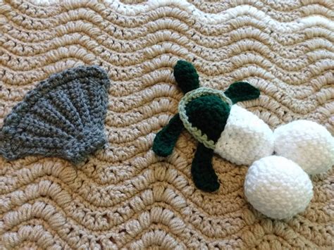 Image result for Crochet Sea Turtle Blanket Pattern
