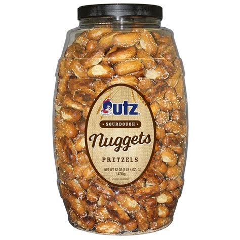 Utz Sourdough Nuggets Pretzels – 52 oz. Barrel – India | Ubuy