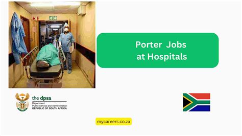Porter at Hospital! Needed Urgently | mycareers.co.za