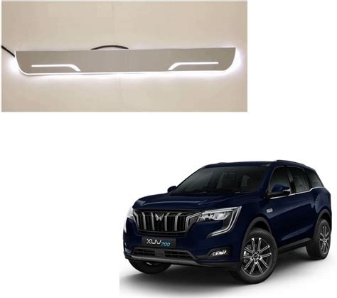 KOZDIKO LED ACRYLIC BLUE LIGHT SCUFF PLATES SET OF 4 PCS FOR MAHINDRA ...