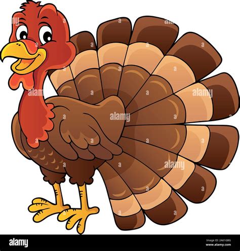 Turkey bird theme image 1 - eps10 vector illustration Stock Vector ...