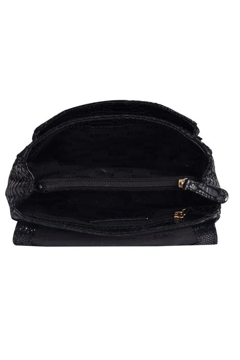 Michael Kors Sloan Snake Embossed Flap Crossbody Bag