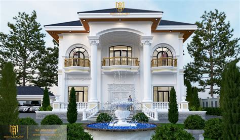 Home Design - Exterior Design - Neo Classical Style Villa - ML - Villa ...