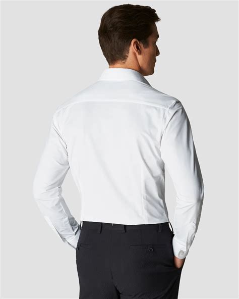 Solid Four-Way Stretch Shirt - Eton