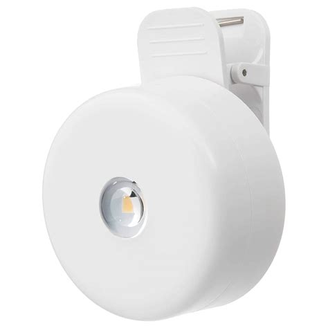 Ikea KLUNSA LED Spotlight and clamp, Battery-Operated White : Amazon.in ...