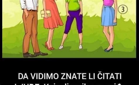 DA VIDIMO ZNATE LI ČITATI LJUDE: Koja djevojka se sviđa ovom muškarcu ...