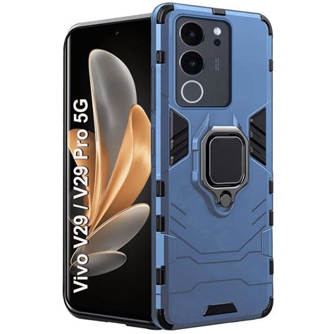 TheGiftKart TPU+PC Tough Armor Bumper Back Case Cover For Vivo V29 ...