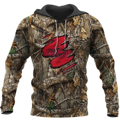 Ole Miss Rebels Realtree Hunting Camo TShirt, Hoodie, Sweatshirt, Zip ...