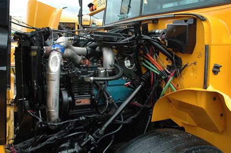 Image result for School Bus Engine Compartment