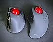 Wireless Trackball Mouse, Rechargeable Ergonomic Design, Index Finger ...
