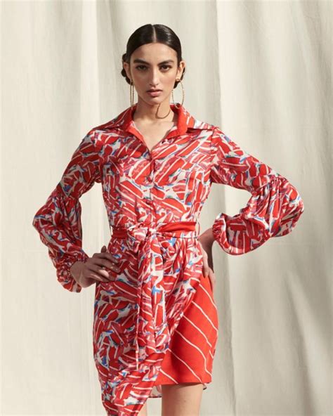 Drape Short Dress for women by Mandira Wirk