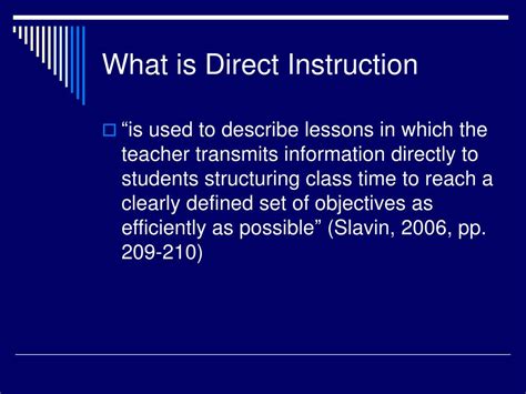 Image result for Direct Instruction Example Activity