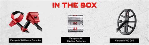Minelab Vanquish 340 Metal Detector (3 Pre-Programmed Search Modes ...