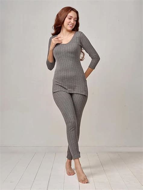Lux Inferno Ladies 3/4 Thermal Top and Lower Set – Bimla Traders