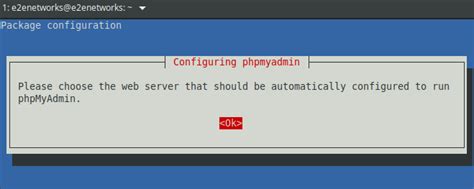 Connect DBaaS PhpMyAdmin | E2E Cloud