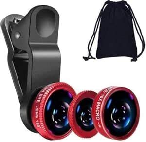 QOCXRRIN 3IN1 Lens 09L Mobile Camera Photo 35 MM Lens; Fisheye Lens ...
