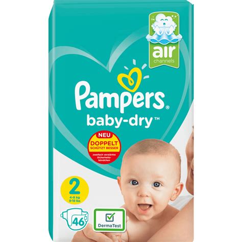 Køb Pampers - Baby Dry Nappies Size 2 46 Pcs
