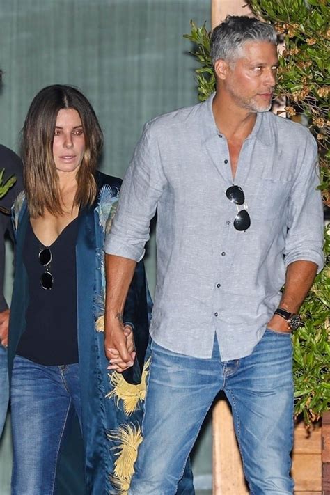 Sandra Bullock - Leaving Soho House With Her Boyfriend and Friends in ...