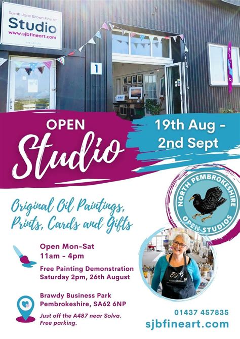 Open Studio SJB Fine Art Studio , SJB Fine Art, Haverfordwest, 19 ...