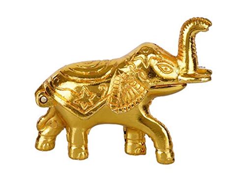 Haldi Kumkum Holder in Elephant Shaped | Gold Plated Elephant Kumkum ...