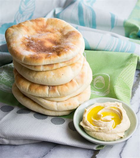 Pita Bread with Hummus — knead. bake. cook.