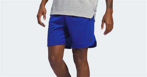 adidas Axis Knit Training Shorts - Blue | Free Shipping with adiClub