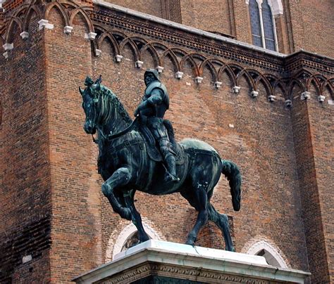 Equestrian statue of the condottiere Bartolomeo Colleoni, 1488 - Andrea ...