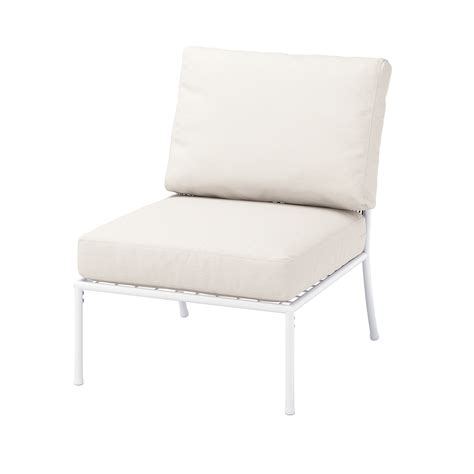 SEGERÖN seat sec for modular sofa, outdoor, white/beige/Frösön ...