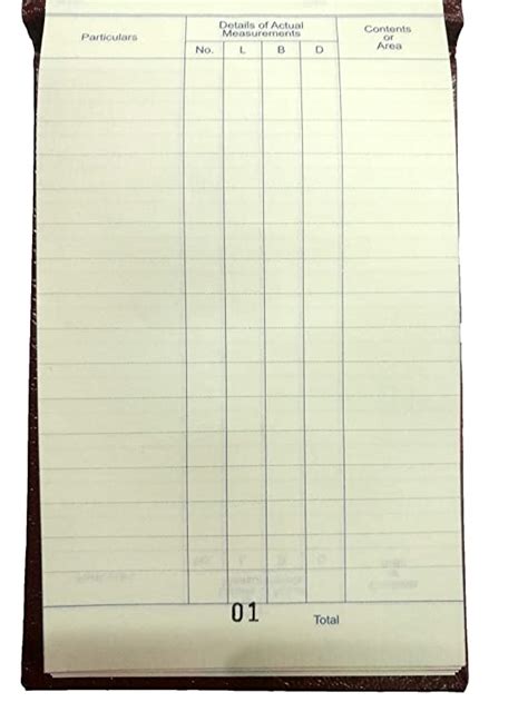 LRS Measurement Record Book (Pack of 5) : Amazon.in: Office Products