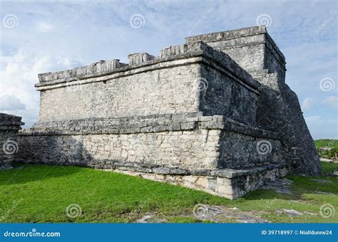 Mayan Ruins at Tulum,cancun,mexico Stock Image - Image of carmen, maya ...