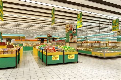 200平米超市装修效果图 超市装饰如何设计?_保驾护航装修网