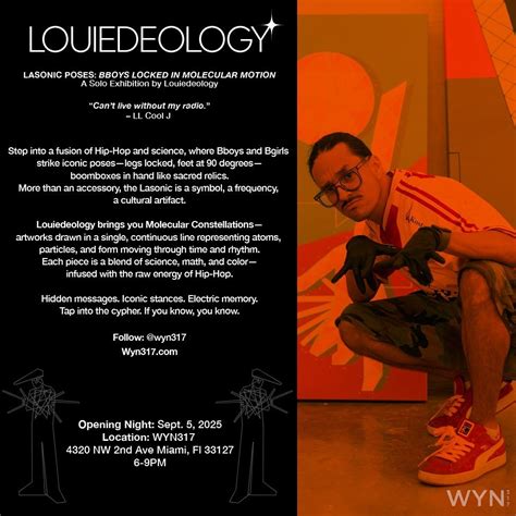 LASONIC POSES: BBOYS LOCKED IN MOLECULAR MOTION | A Solo Exhibition by ...