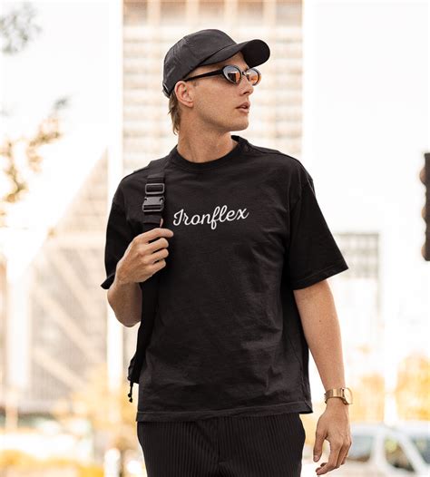 Black Oversize T-Shirt by Ironflex – IRONFLEX