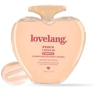 Buy lovelang Peach + Biotin Shampoo | Hair Fall Control & Volume Boost ...