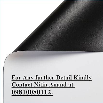 Inlight Imported Matt White Projector Screen Fabric for Masking/Framing ...