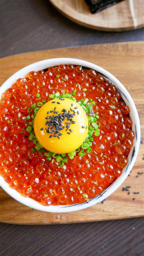 Ikura Don (Salmon Roe Rice Bowl Recipe) - Jecca Chantilly