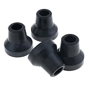 LOOM TREE 4 Piece Crutch Ferrule Rubber End Walking Stick Tip Protector ...