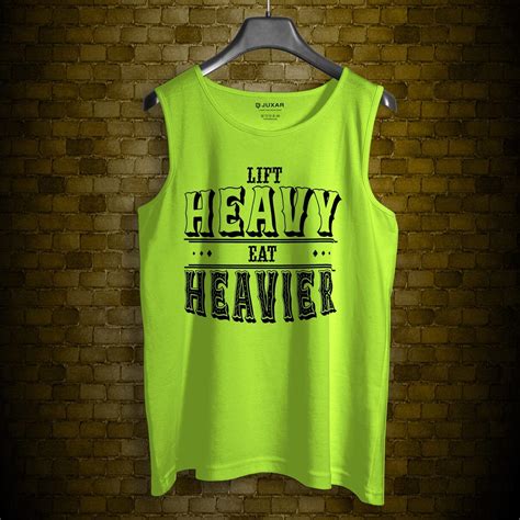 Vest Mens Sandos Heavy & Heavier Sando Gym Tank Top | Juxar