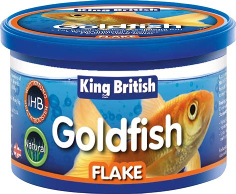 King British | Goldfish Flake With Immuno Health Booster | Complete Food for Coldwater Fish ...