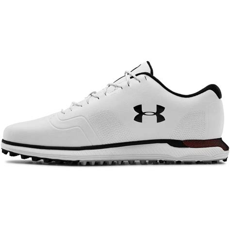 Under Armour Men's HOVR Fade Spikeless Golf Shoe, White (100)/Mod Gray ...