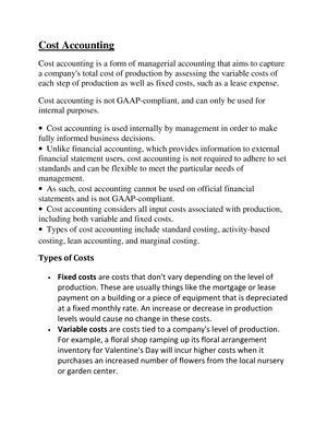 Job costing, batch costing, contract costing differences - Co-operation ...